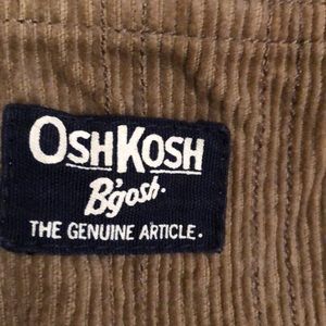 Oshkosh B’gosh Corduroy Overalls 6 M